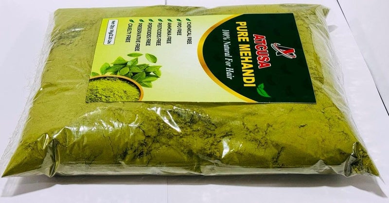 ATCUSA Pure Mehandi 100% Natural Henna Powder for Hair - 2 lbs from Jaipur, Rajasthan - Image 3